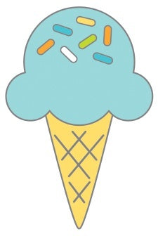 Doodlebug Collectible Enamel Pin - Sugar Cone, Party Time