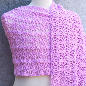 Tulip Fields Rectangle Shawl