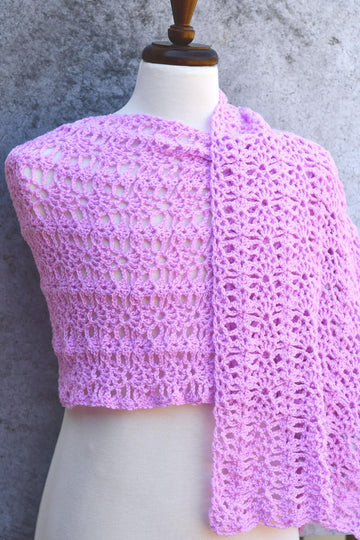 Tulip Fields Rectangle Shawl