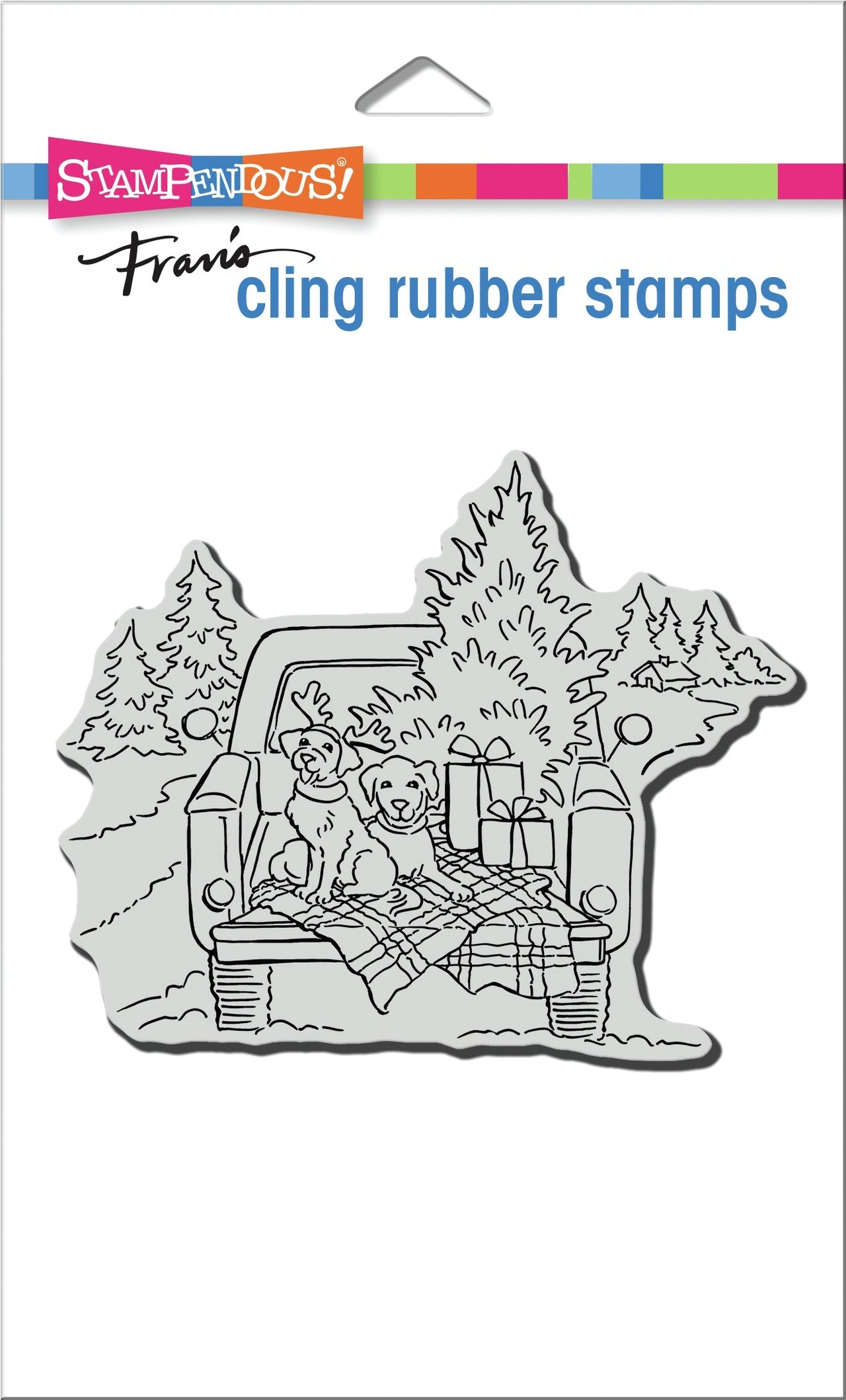 Stampendous Cling Stamp - Truck Ride