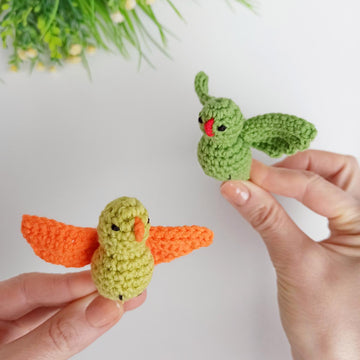 Crochet birds pattern, amigurumi bird pattern
