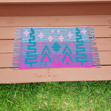 Festive Placemat Mosaic Crochet