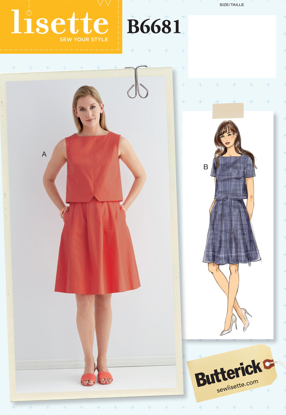 Butterick Misses' Dress B6681 - Sewing Pattern