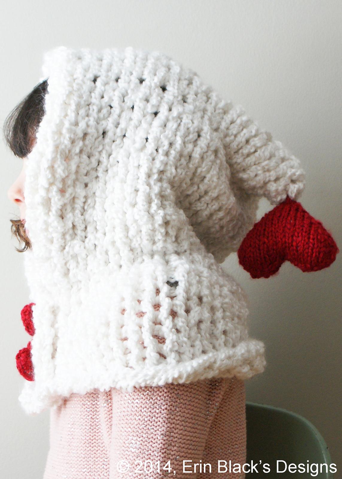 Chunky Heart Hood (hat022)