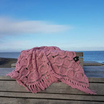 Triangle Shawl Pineapple