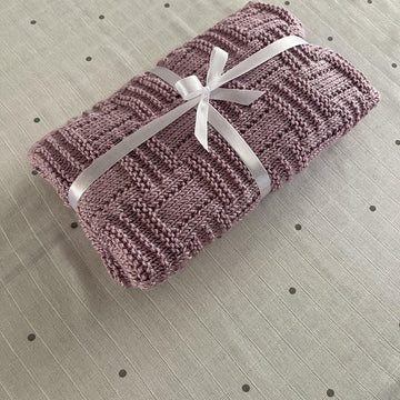 Basket Block Baby Blanket