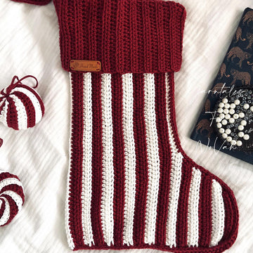 Swirly Christmas Stocking