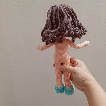 Crochet doll pattern,crochet amigurumi doll, crochet doll with outfits, Pdf, English, tutorial