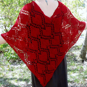 Majestic Queen of Hearts Poncho