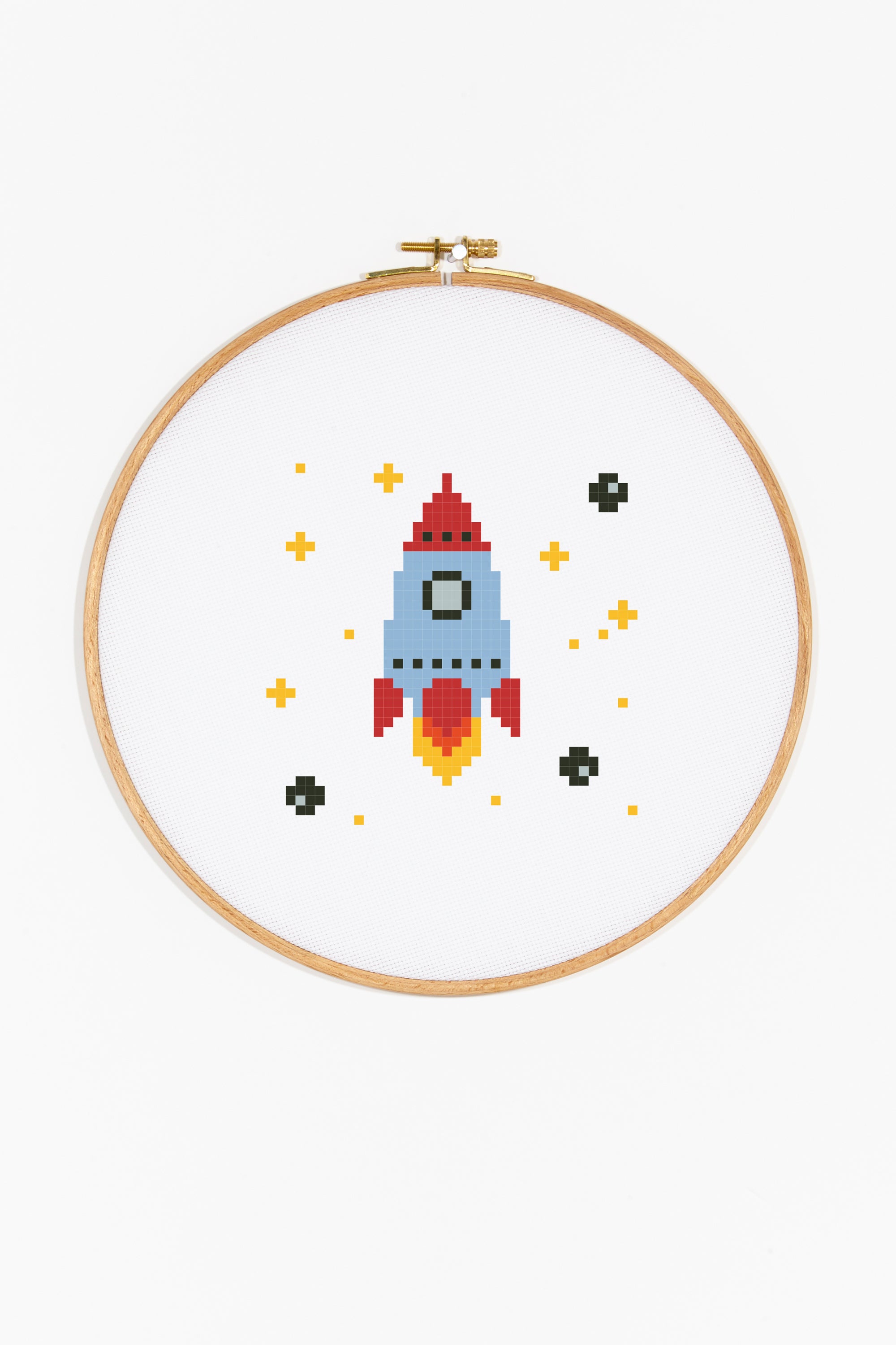 Rocket Ship in DMC - PAT0240 - Downloadable PDF