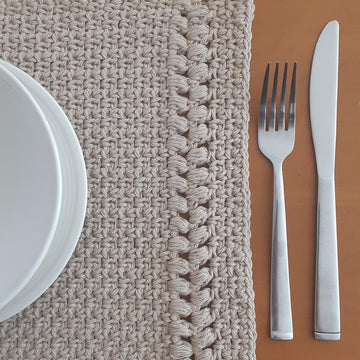 Springridge Crochet Placemat & Coaster Set