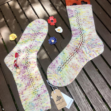 Socken Sommerblumenwiese