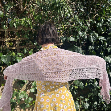 Snow Arrow Lace Scarf