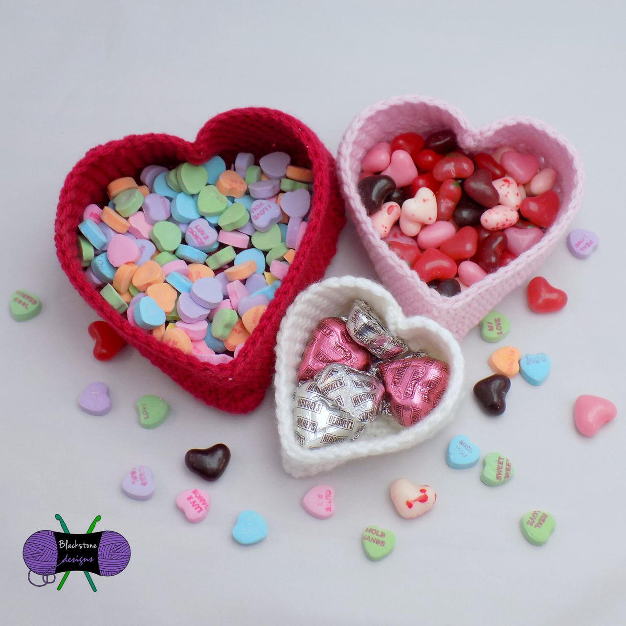 Heart Nesting Baskets