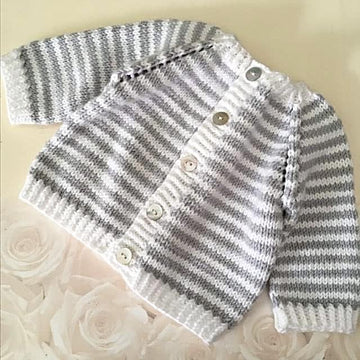 Baby Striped Party Cardi