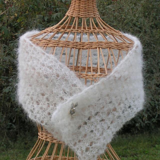 Lacy Mohair Shawlette