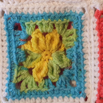 Starburst Granny Square Blanket (UK)