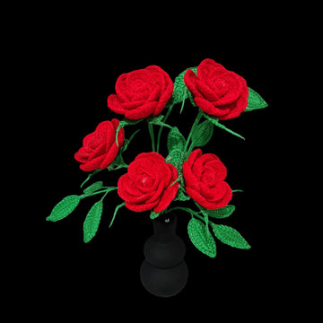 Crochet Red(valentines)Roses