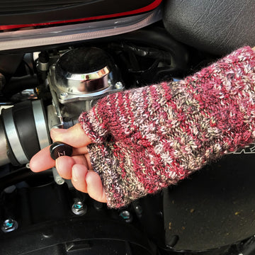 Speed Bump Fingerless Mitts