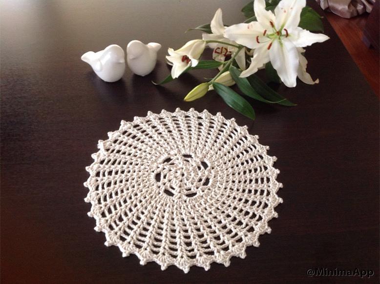 Crochet Placemat & Coaster Set N 111