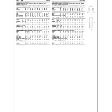 Simplicity Misses' Jacket, Pants and Shorts by Mimi G Style S9714 - Sewing Pattern