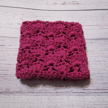 Shell Stitch Washcloth