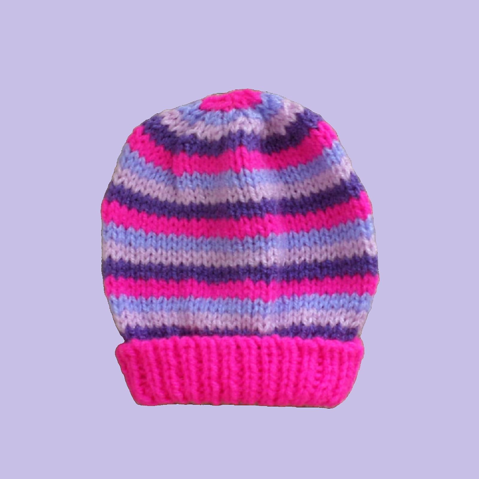 Pinks and Purples Hat
