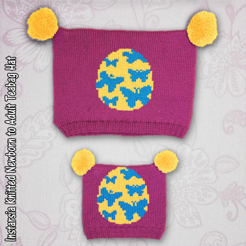 Intarsia - Egg of Butterflies - Chart Only