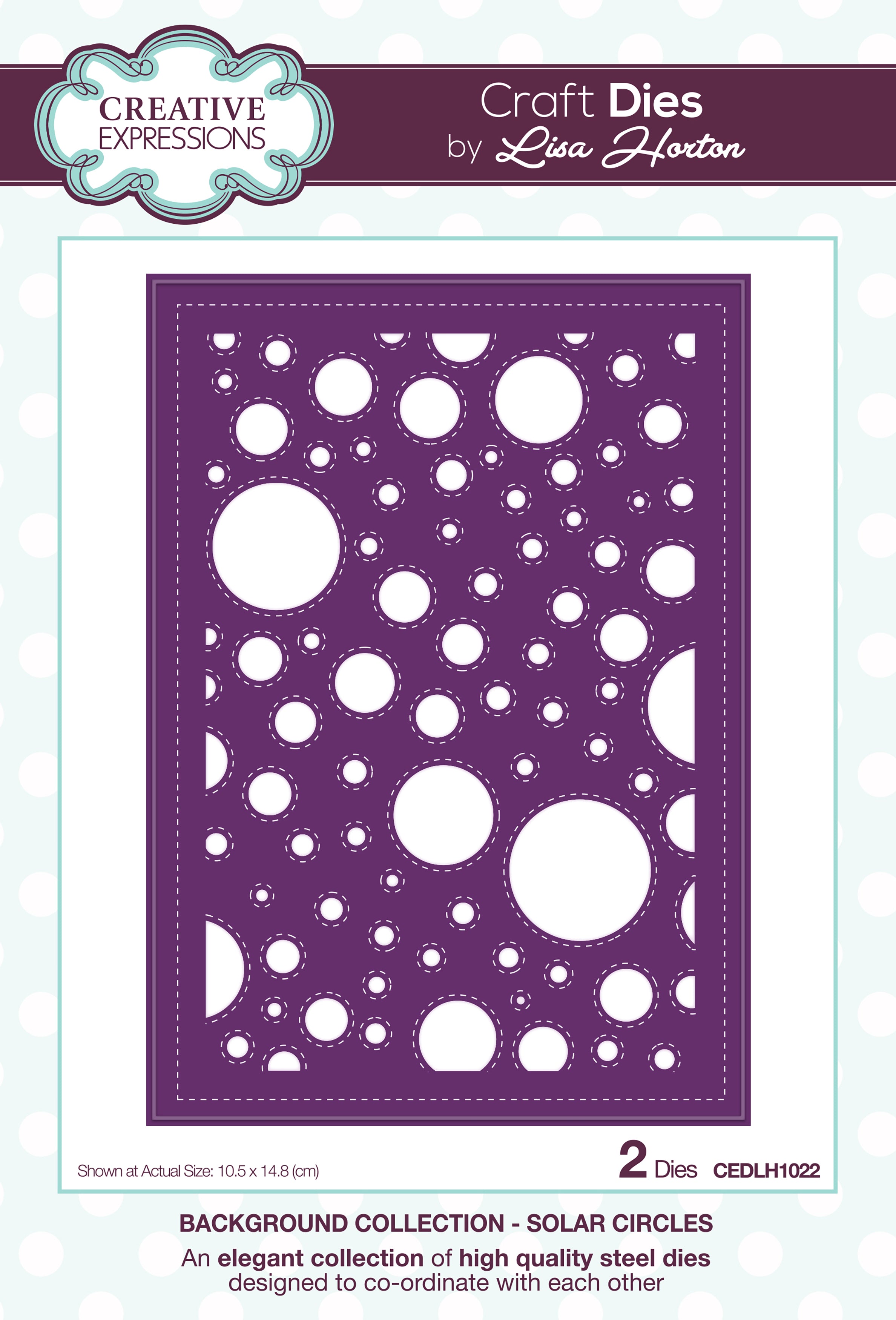 Creative Expressions Background Dies By Lisa Horton - Solar Circles