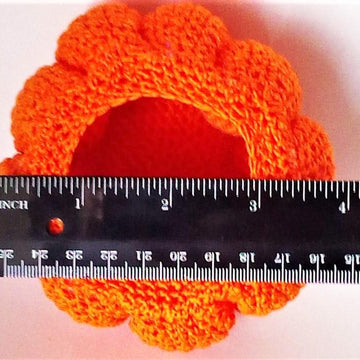Crochet pumpkin box
