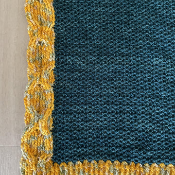 Honeycomb Asymmetrical Scarf
