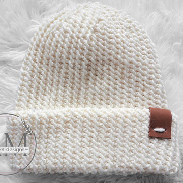 CARTER knit-look fisherman beanie