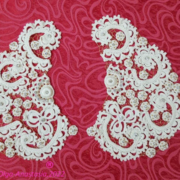 Detachable lace collar "Olga"