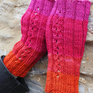 I Love A Theme Fingerless Mitts