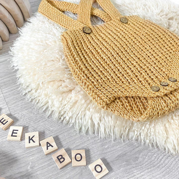 1-3 months size -PEEKABOO Crochet Diaper Cover