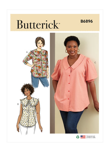 Butterick Women's Top B6896 - Sewing Pattern