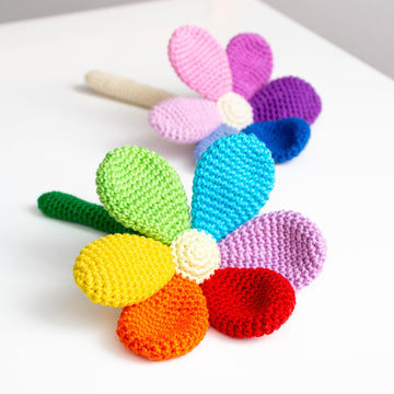 Baby Flower Toy Crochet Pattern
