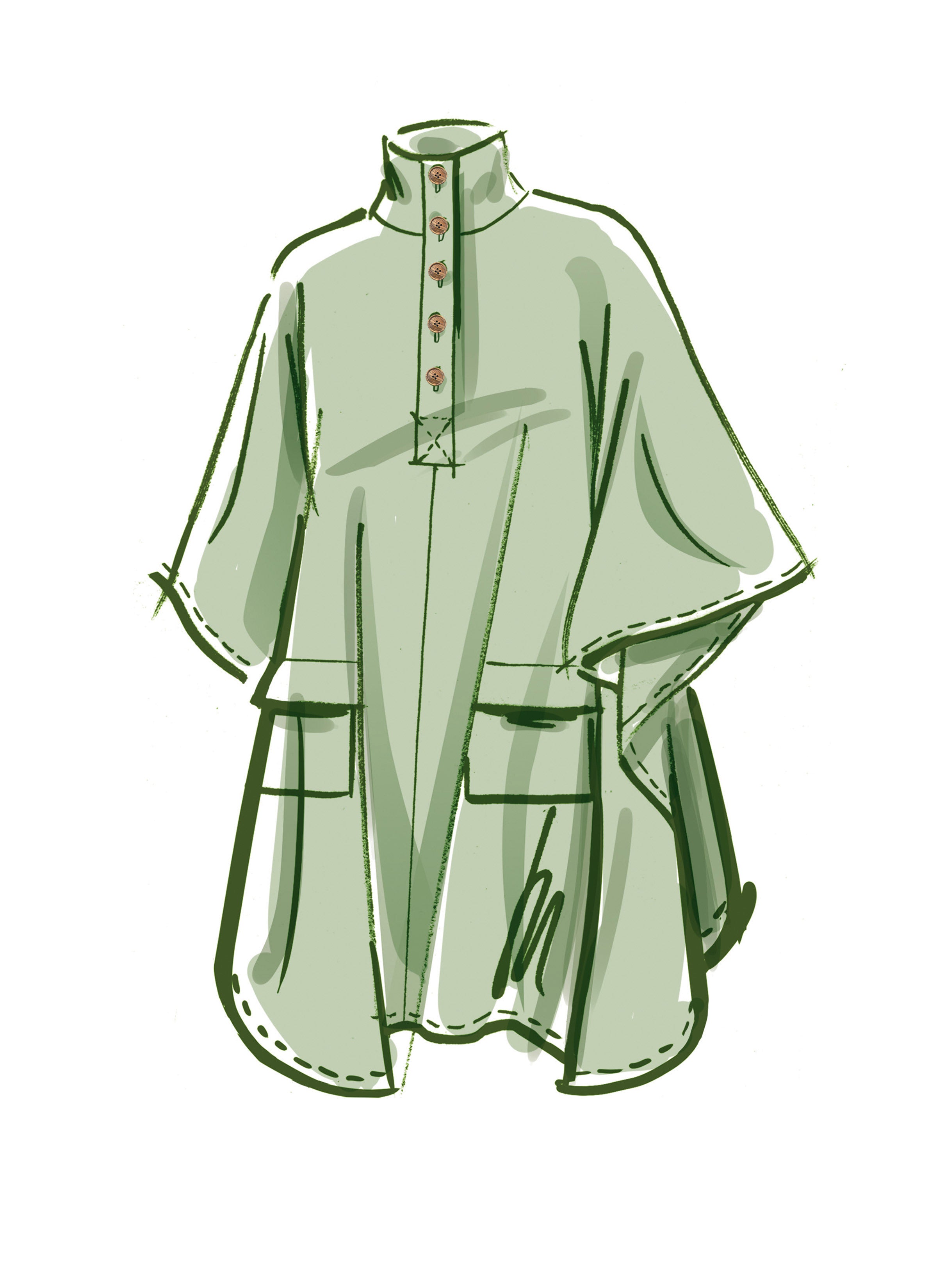 McCall's Misses' Poncho M8347 - Sewing Pattern