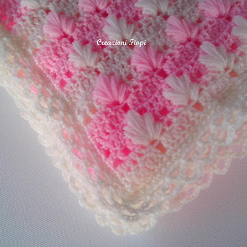 Baby blanket puff aloe