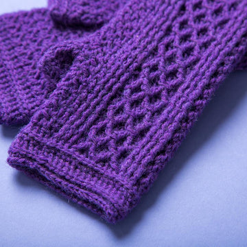 Happy hands crochet mittens