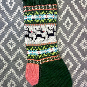 Reindeer Christmas Stocking