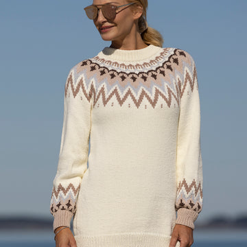 Kathrine Sweater in Viking Of Norway - UK-2319-10 - Downloadable PDF