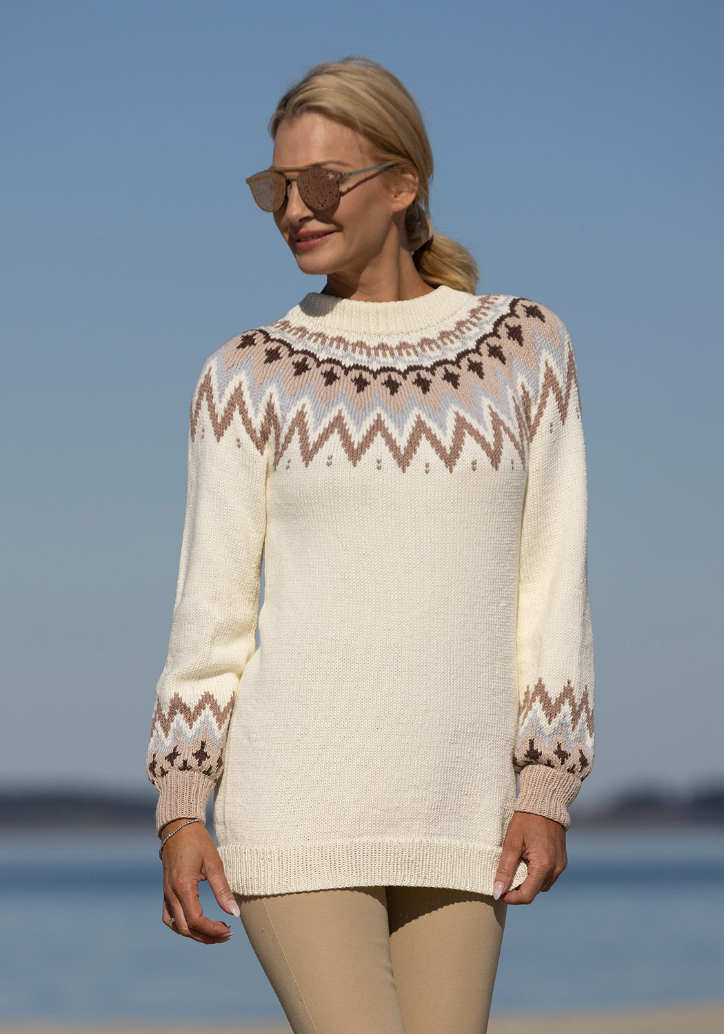 Kathrine Sweater in Viking Of Norway - UK-2319-10 - Downloadable PDF