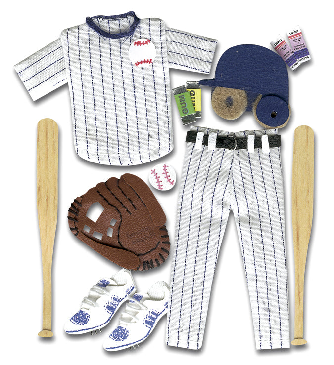Jolee's Boutique Dimensional Stickers - Baseball