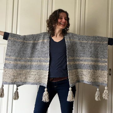 Crochet Ruana Pattern: Easy-Breezy Crochet Ruana