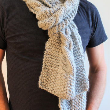 Men's Storm Cable Scarf