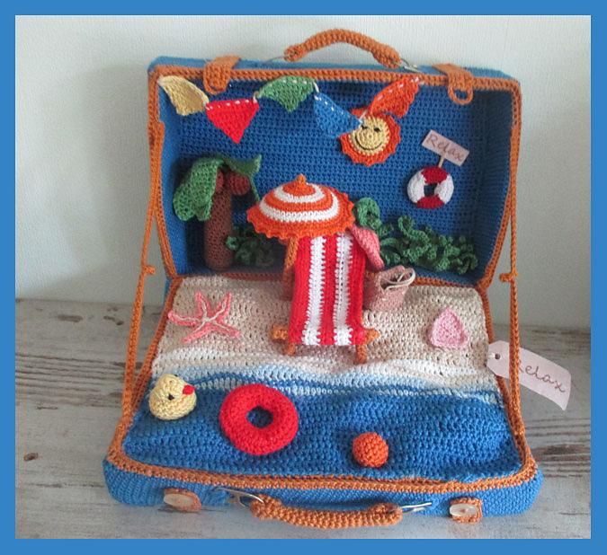 Holiday suitcase, Urlaubskoffer, vakantie koffer