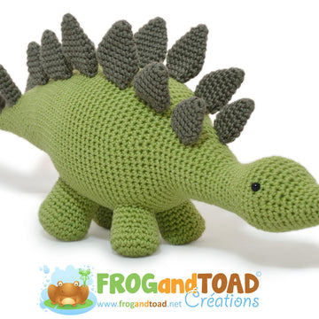 Dinosaur Stegosaurus Dino Egg - Amigurumi Crochet - FROGandTOAD Créations