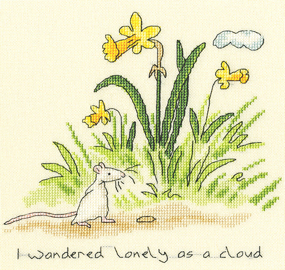 Bothy Threads Lonely As A Cloud Cross Stitch Kit
