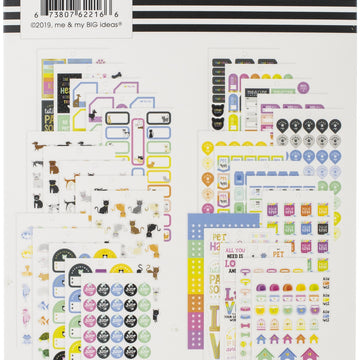 The Happy Planner Sticker Value Pack - Pets, 1095/Pkg